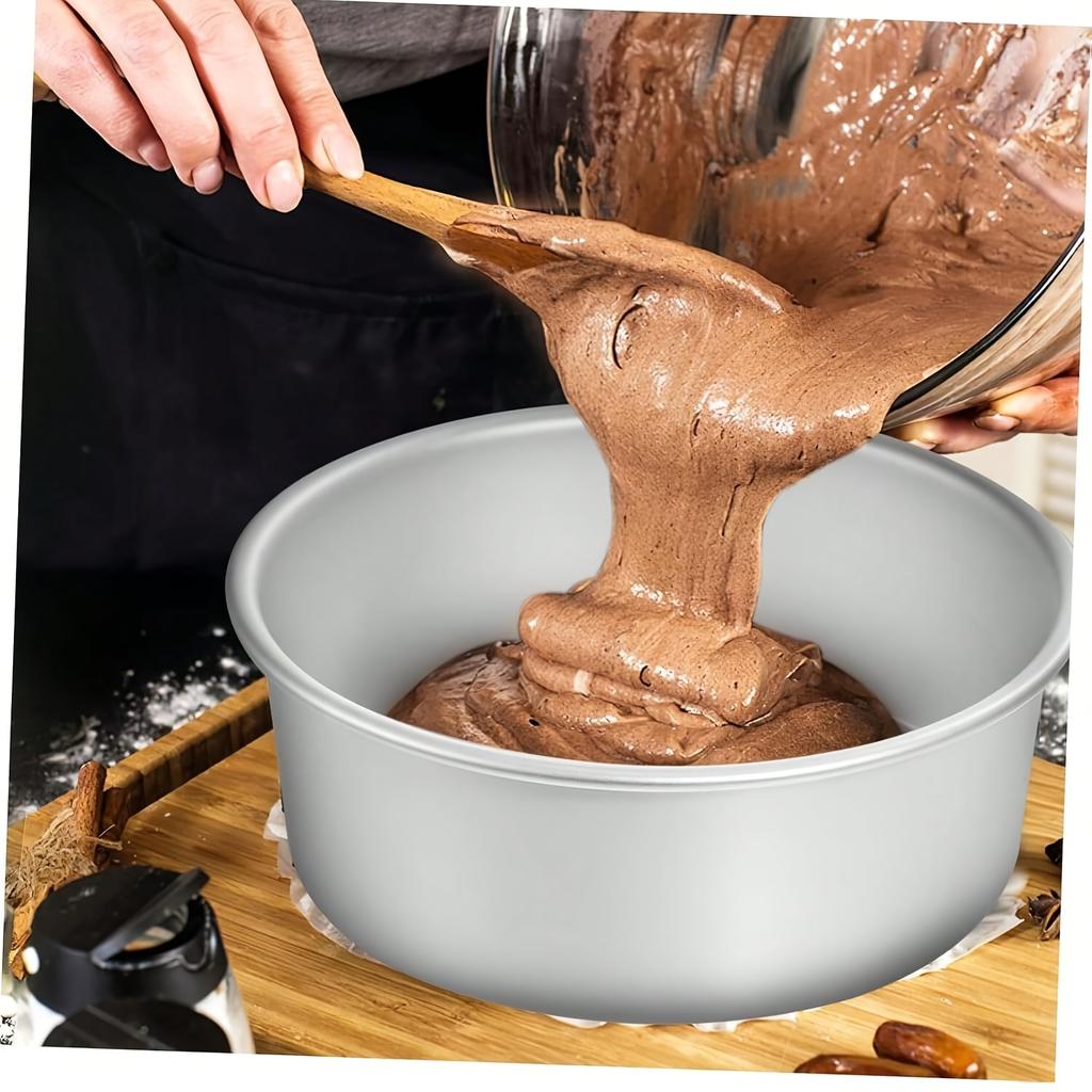 Nonstick Round Cake Pans for a Variety of Desserts,Made from Aluminum with a Rolled Edge,Perfect for Chiffon Cakes And More