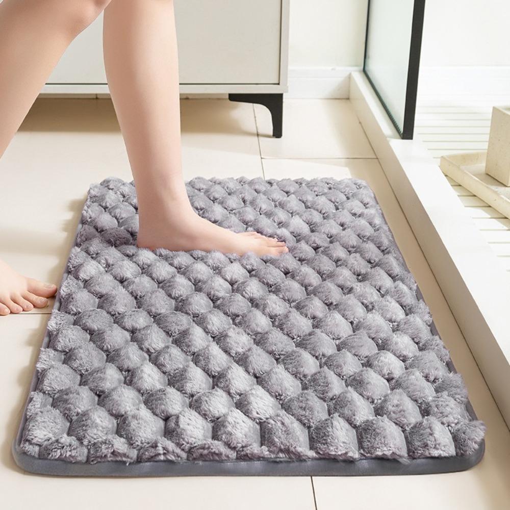 New Durable Bath Mat Non-slip Thickened Bathroom Floor Mat Absorbent Soft Shower Doormat Bathroom caffè