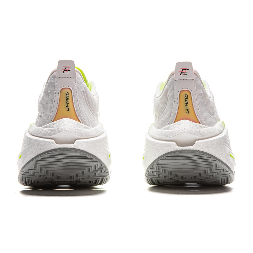 New LiNing Shadow 3 ESSENTIAL Cushioning Support Rebound Low Top Casual Running Shoes Unisex White Yellow Green ARRV003-24
