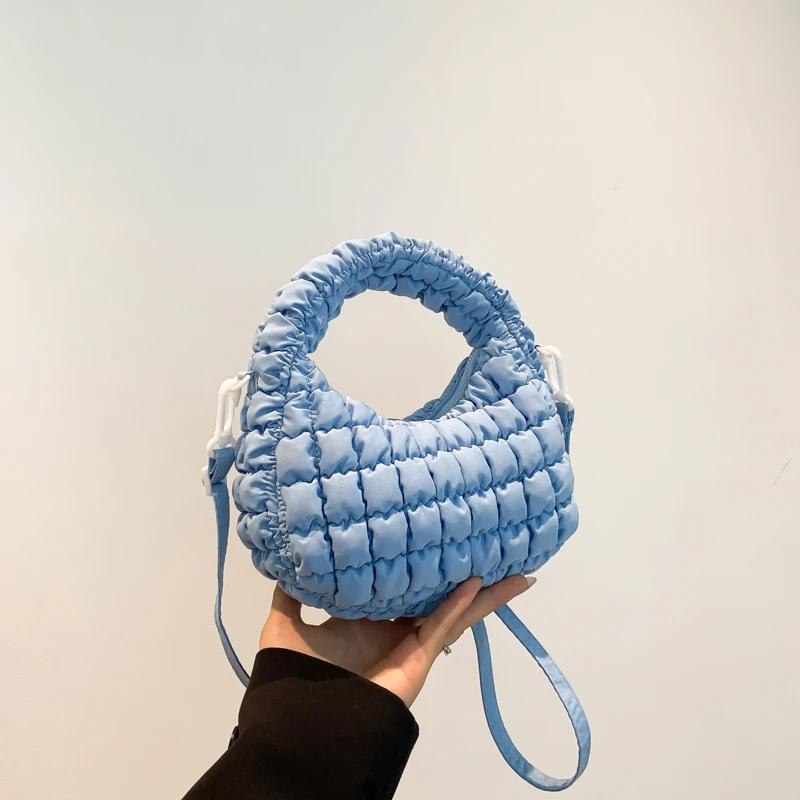 Fashion Sewing Thread Nylon Women's Crossbody Bag Fashion Shoulder Bag Versatile Commuting Women's Bag Handbag