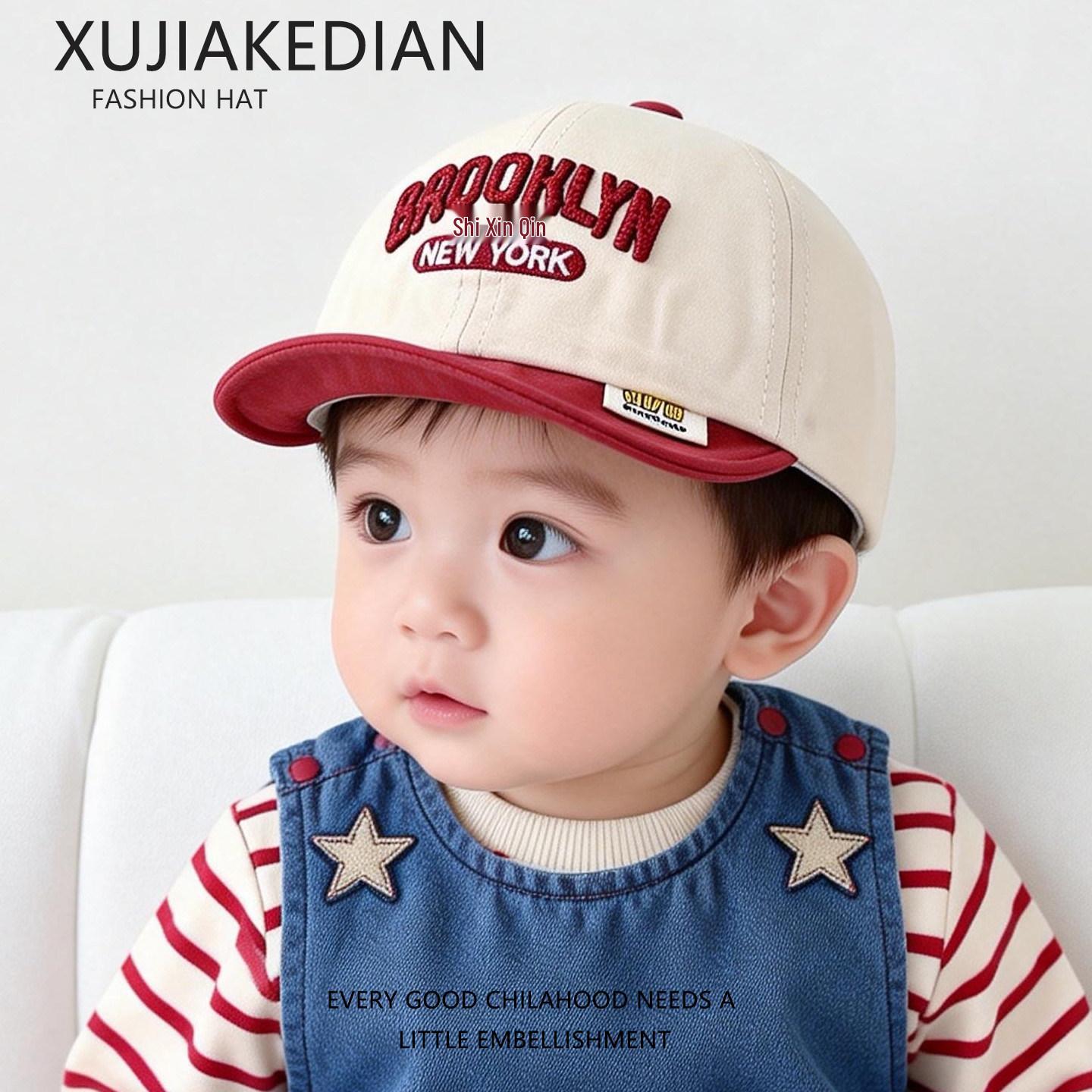 

Infant Soft Brim Duckbill Sun Hat: Spring/Autumn Protection Baseball Cap for Boys & Girls. Head Circumference 46-50cm / Age 6 Months-3 Years