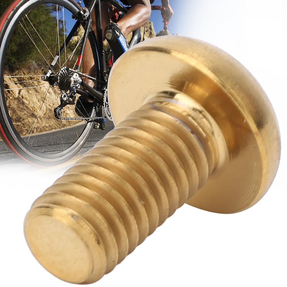 5pcs   Pack Titanium Alloy M5*12 Bicycle Water Bottle Cage Bolts M5*10 Disc Brake Screws