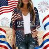 Damen Offen Vorne Kimono Strickjacke Lockerer Schnitt Leicht Gedruckt Kurzarm Lässige Oberbekleidung Top 250 Jahre Design
