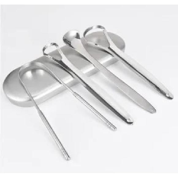 Premium 1pcs/3pcs Metal Tongue Scraper Cleaner for Adults Kids Portable Stainless Steel Tongue Scrapers Brushes for Removing Mass Air Flow 3