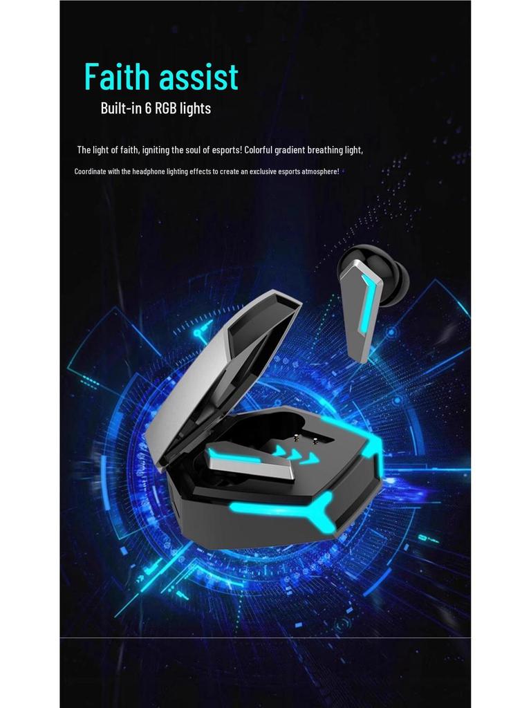 2025 New In-ear Wireless Bluetooth Noise-Cancelling Gaming Headphones with Long Battery Life for Men & Women