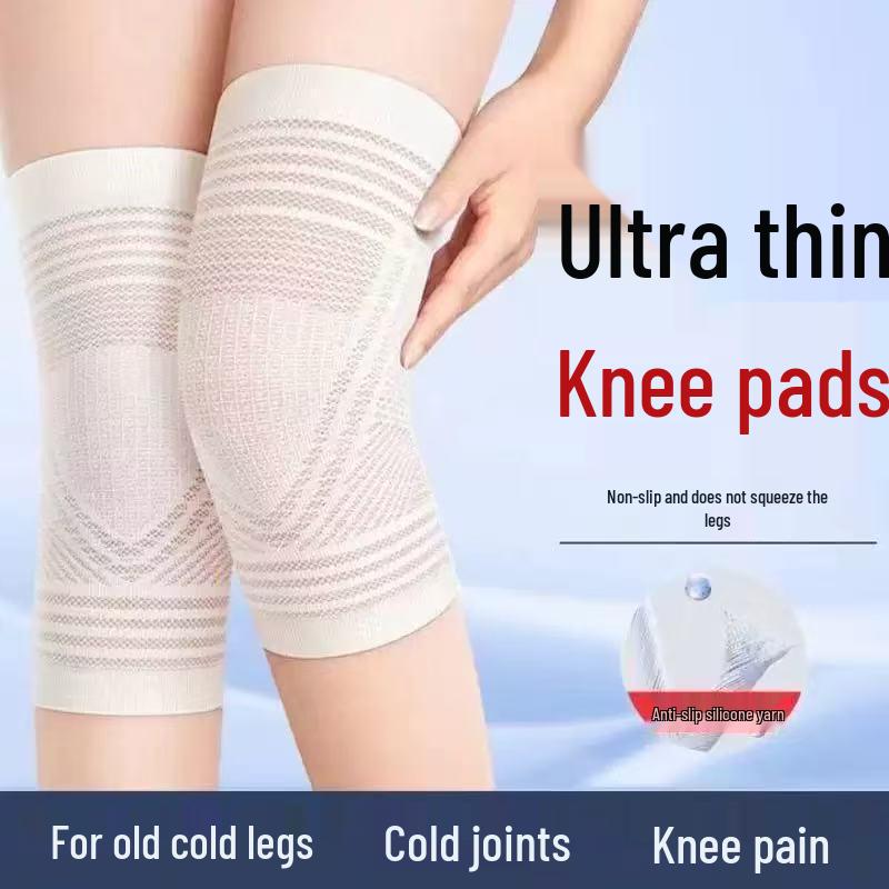 Breathable Summer Knee Pads for Joint Warmth - Unisex, Lightweight, for Middle-Aged & Elderly.