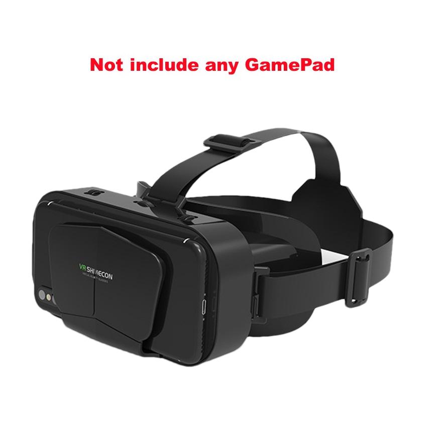 

3D Игровые VR-очки виртуальной реальности, Панорамный VR-бокс для очков с креплением на голову, Подходит для смартфонов с диагональю 4,7-7,0 дюймов None GamePad чёрный