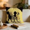 Game LLittle NNightmares Cushion Cover Short Plush Pillowcase for Bed Sofa Carwashable