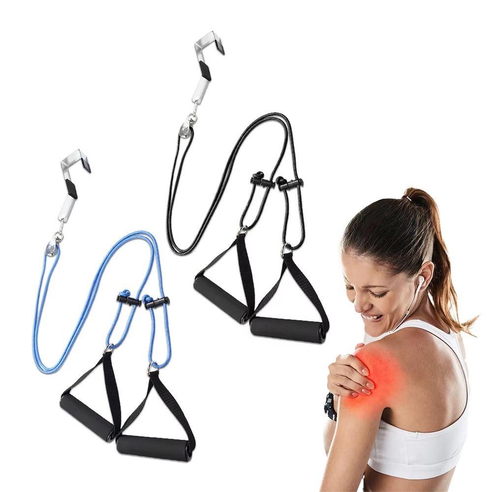 Over The Door Shoulder Exercise Pulley Durable 2M Shoulder Training Tool Resistance Rope Stretching Exercise