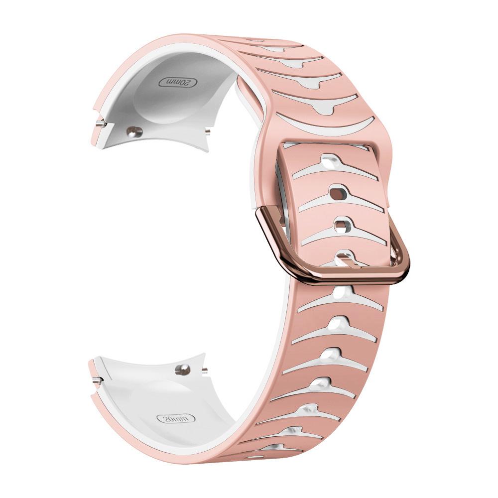 No Gap Silicone Strap For Samsung Galaxy Watch 7 FE 6 5 4 40mm 44mm 5 Pro 45mm Sport Bracelet Watch 6 4 Classic 20mm Band Belt