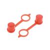 uxcell Motorcycle M6 M8 M0 Red Rubber Nipple Fitting Dust Cap Cover 100pcs M8X1