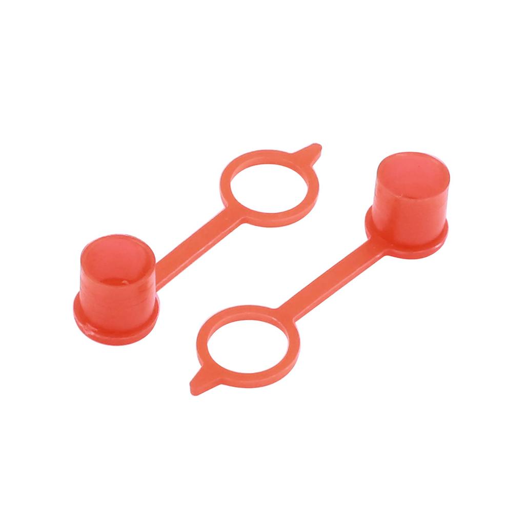 uxcell Motorcycle M6 M8 M0 Red Rubber Nipple Fitting Dust Cap Cover 100pcs M8X1