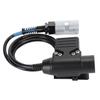 U94 6Pin Push To Talk Radio Headset Connector Replacement Handheld Radio Headset Adapter for PRC