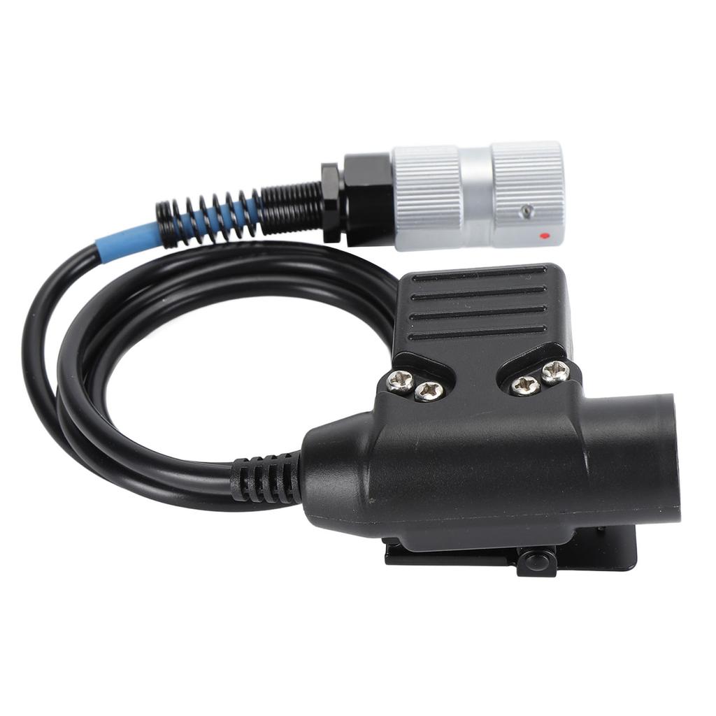 U94 6Pin Push To Talk Radio Headset Connector Replacement Handheld Radio Headset Adapter for PRC