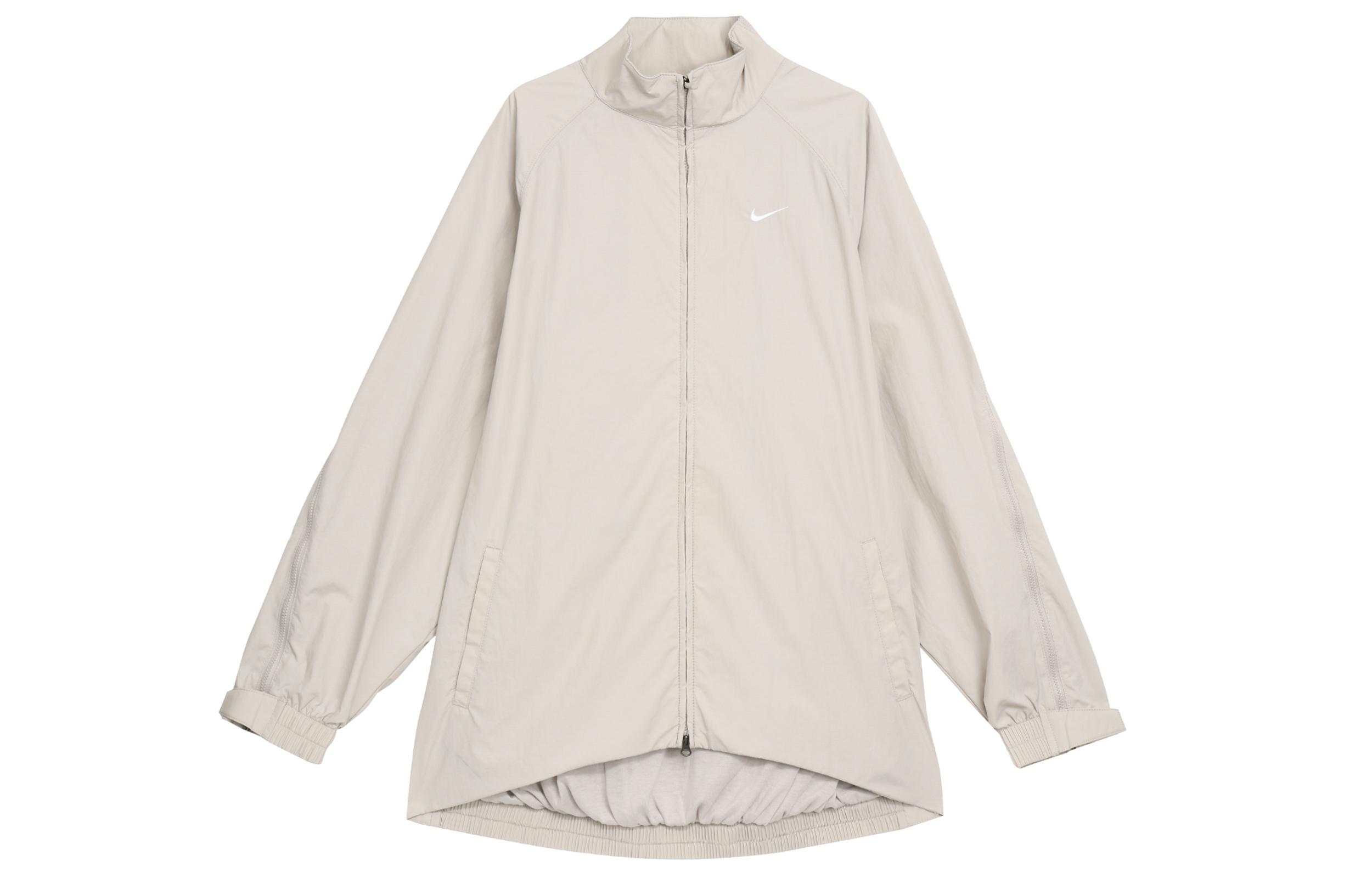 Nike Jackets & Coats Women s Light Iron Ore Gray/White FV7536-014 XL