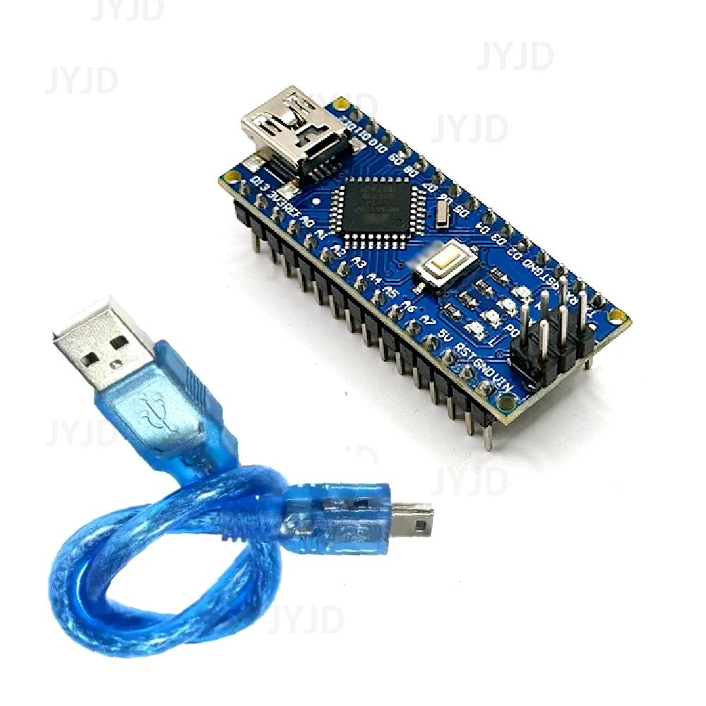 

Nano V3.0 ATMEGA328P З завантажувачем Сумісний контролер Nano 3.0 для Arduino CH340 USB-драйвер