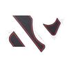 Smabee Gate Slot Cup Mat for Dacia Spring 2021-2023 for Renault Kwid E-Tech Anti-Slip Door Groove Pad Inner Accessories Non-Slip
