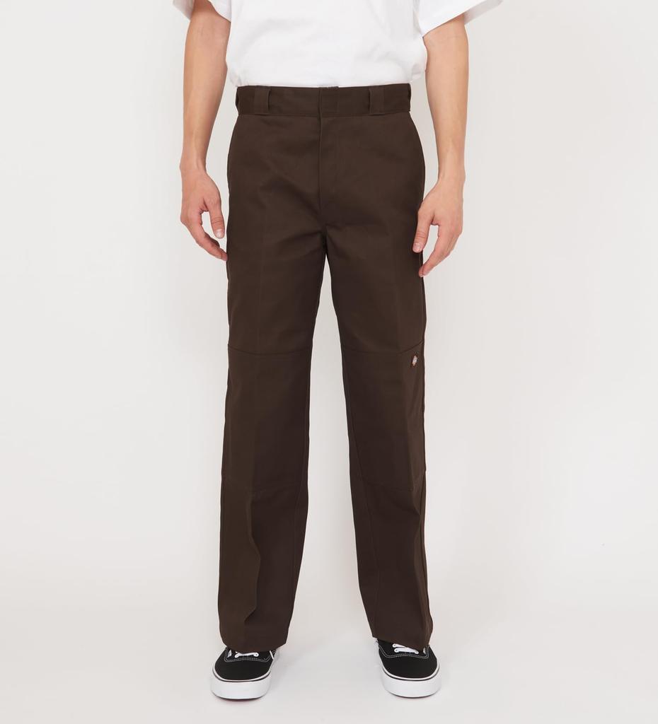 Dickies Work Pants Double Knee Loose Fit 85283 Dark Braun 32