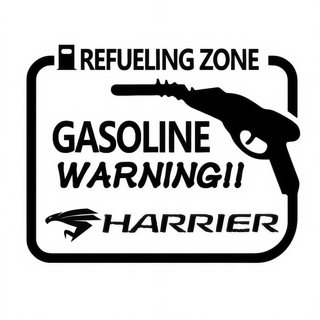 AWX Harrier HARRIER Tank Cover Sticker Exclusive Car Sticker Decal Harrier HARRIER чёрный
