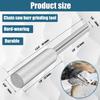 6pcs Diamond Coated Cylindrical Burr 4mm Chainsaw Sharpener Stone File Chain Sharpening Carving Grinding Polishing Tools Kits