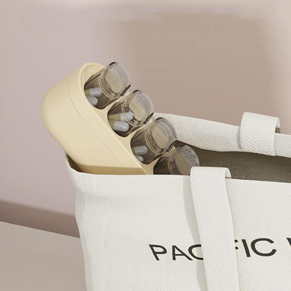 Waterproof Seven-Day Pill Boxes Detachable Pill Case Mini Pill Dispenser Box  Travel