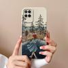 For Samsung Galaxy A12 M12 F12 Phone Case Cartoon Liquid Silicone Full Protection Anti Drop Cover For Samsung A 12 M 12 Bumper
