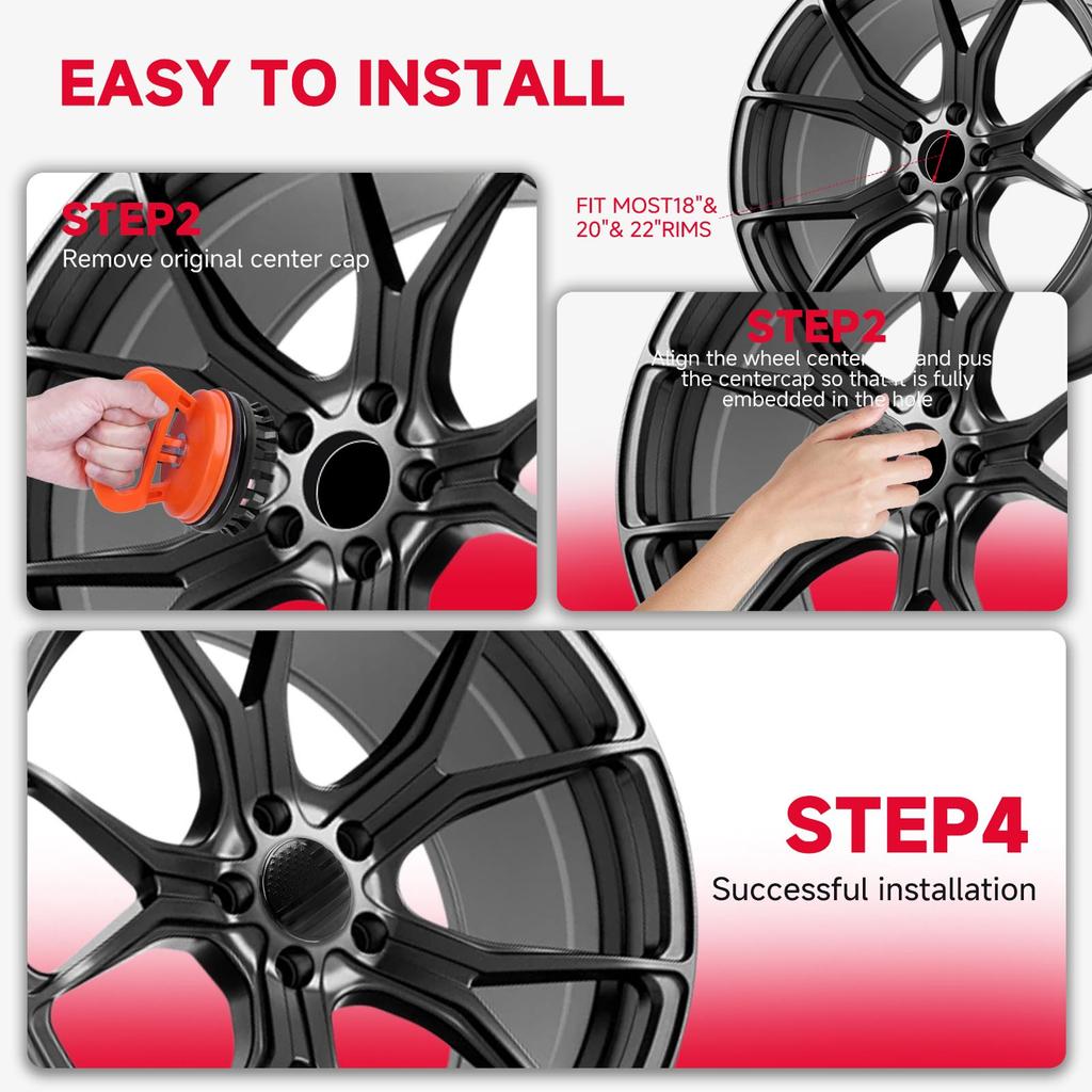 4pcs 83mm Automobile Parts Hubcap Car Wheel Hub Center Cover For Chevrolet Pickup Truck GMC Recreational Vehicle