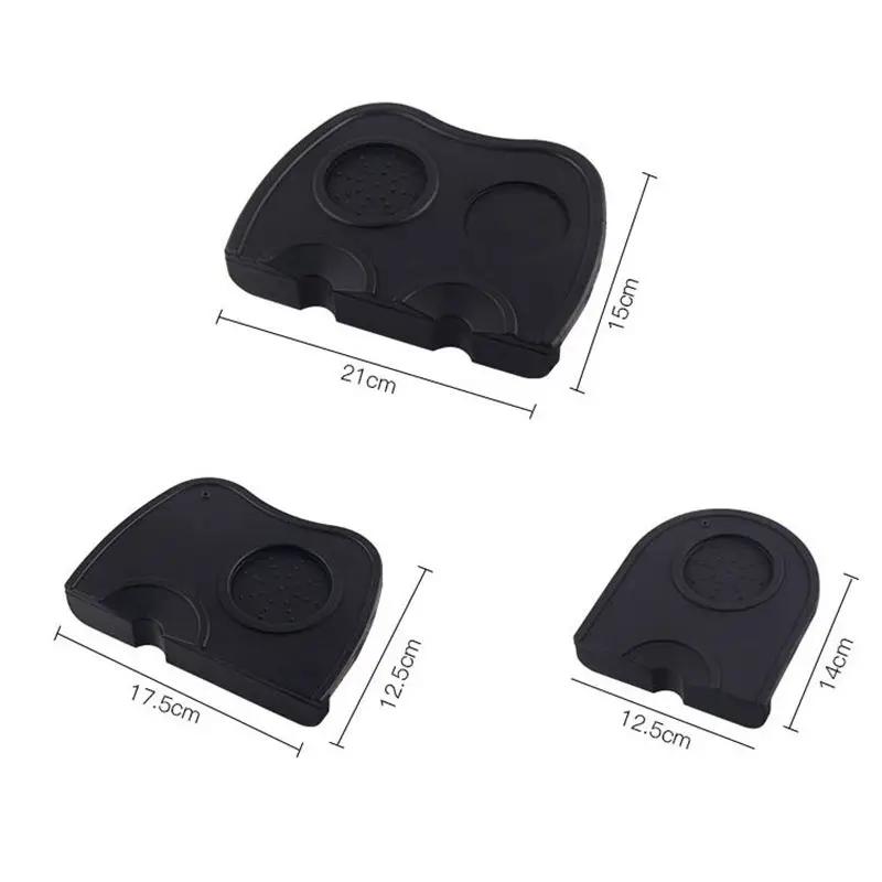 Coffee Tampers Mat 58mm Fluted Coffee Tampering Corner Mat Pad Tool Made For Baristas With Non-Slippery Food Safe Silicone