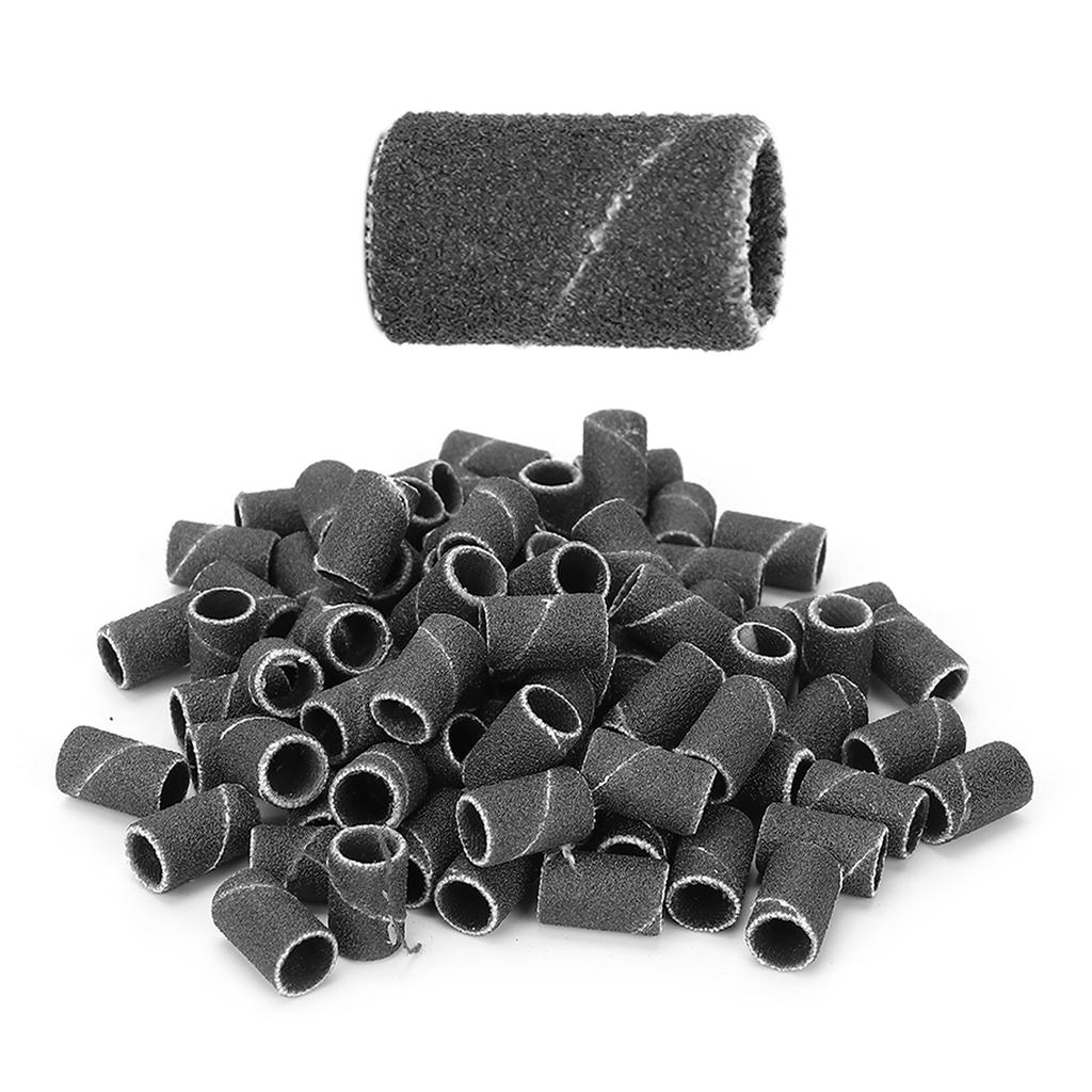 100pcs Nail Art Sanding Bands Manicure Pedicure Nail Drill Bits Accessories ToolsHQ-13 180#