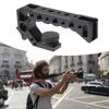 Universal Camera Top Handle Grip with 3/8in/1/4in Screw Hole Cold Shoe Handgrip Compatible for DSLR and Sports Cameras