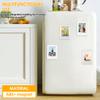 10/12Pcs Magnetic Fridge Frames DIY Magnetic Photo Frames Refrigerator Magnet Picture Frames 3inch Magnetic Picture Frame