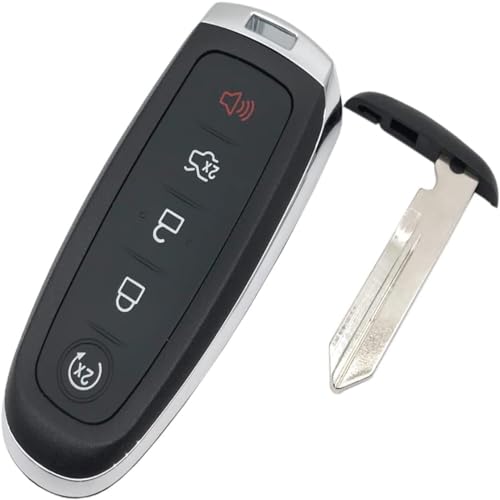 

[Qicarkey] 5-кнопочный сменный чехол для ключа-брелока для Ford Edge, Ford Explorer, Lincoln MKX, Lincoln MKT/MKS