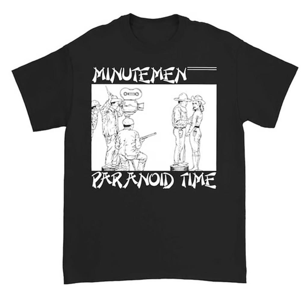Minutemen band punk rock Black T-shirt Short sleeve All sizes XA661 M