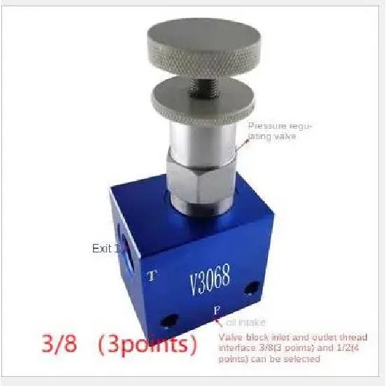 Pressure Regulating Valve V3068 Manual Adjustable Hydraulic Valve Safety Valve Relief Valve Relief Valve Pressure Regulating Val