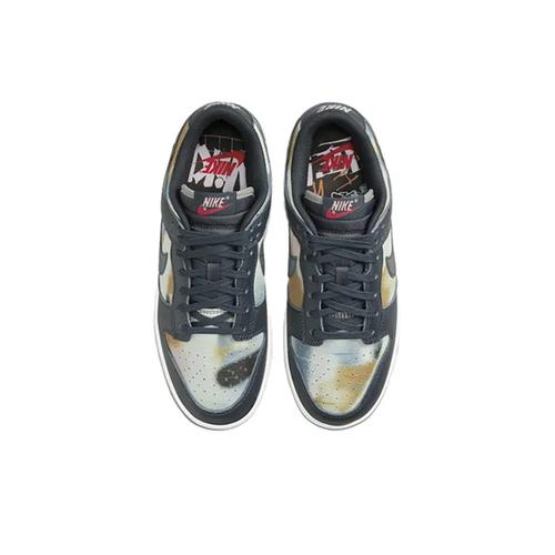 Nike Dunk retro prm "obsidian graffiti" Blue DM0108-400 Men's Size