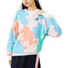 Anta All Over Print Logo Round Neck Long Sleeve Sweatshirt Women sweatshirt Paper-White 162248718N-1