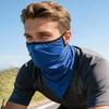 Sun Protection Guard Quick-Drying Fabric Ice Silk Face Guard with Elastic Ear Hooks Triangular Scarf Extended Neck Gaiter Face Guard