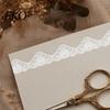 Lace Border Tape Pattern PET Tapes, Floral Arts Decorative Washi Tape, Adhesive Masking Tapes for DIY Craft, Scrapbook, Journaling, Gift Wrapping