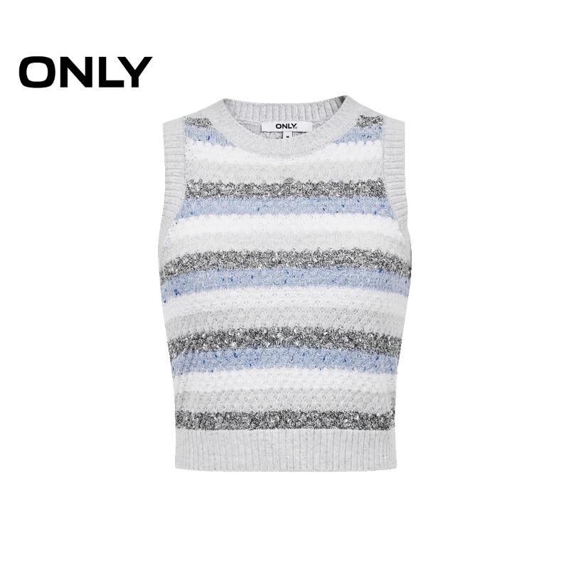 ONLY Women's Striped Knit Sleeveless Top