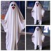 Cosplay Geister Poncho Robe Gruseliges Geister Cosplay Kostüm Halloween Umhang Kapuze Bühnenauftritt