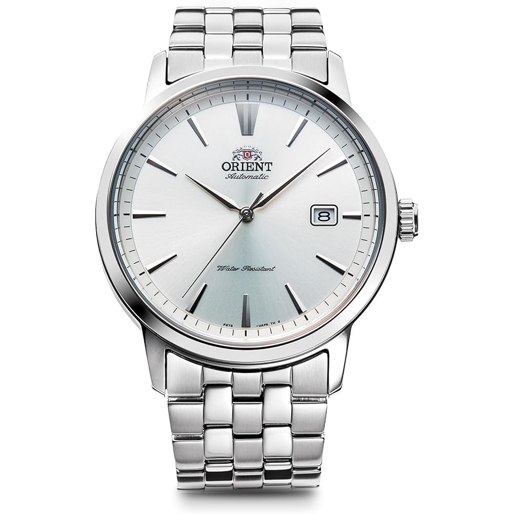 

Orient RN-AC0F02S Men s Automatic Watch, White and Silver, with Japanese Manufacturer s Warranty