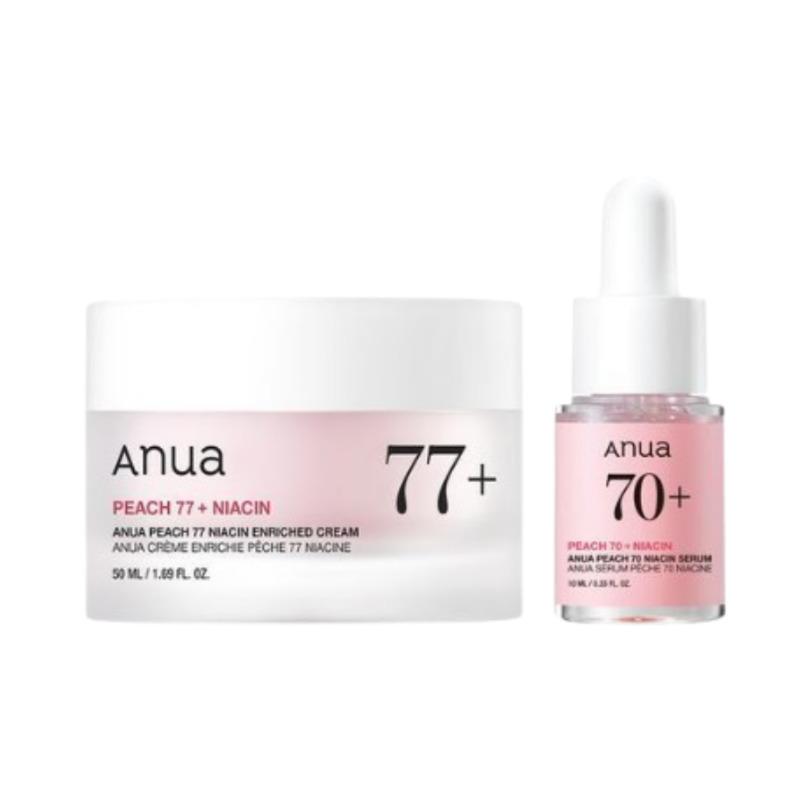

Anua Peach 77 Крем, обогащенный ниацином, 50 мл (С бесплатной сывороткой Peach 10 мл)
