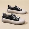 Women's Cowhide White Slip-On Shoes: Summer/Autumn Soft Sole, Casual Elastic Band Sneakers