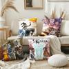 Cartoon A-star The Legend Korra Kissenbezug Quadratisch Doppelseitiger Druck Kurzer Plüsch Sofakissenbezug Schlafzimmer Nachttischkissen