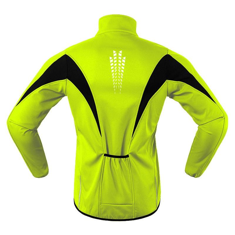 Veste d'hiver pour cyclisme homme coupe-vent thermique polaire isolée manteau d'équitation extérieur temps froid
