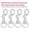 Heavy Duty Flag Clips for Flagpole Rope  for Dog Leash Keychains Camping Tents Boat Rope
