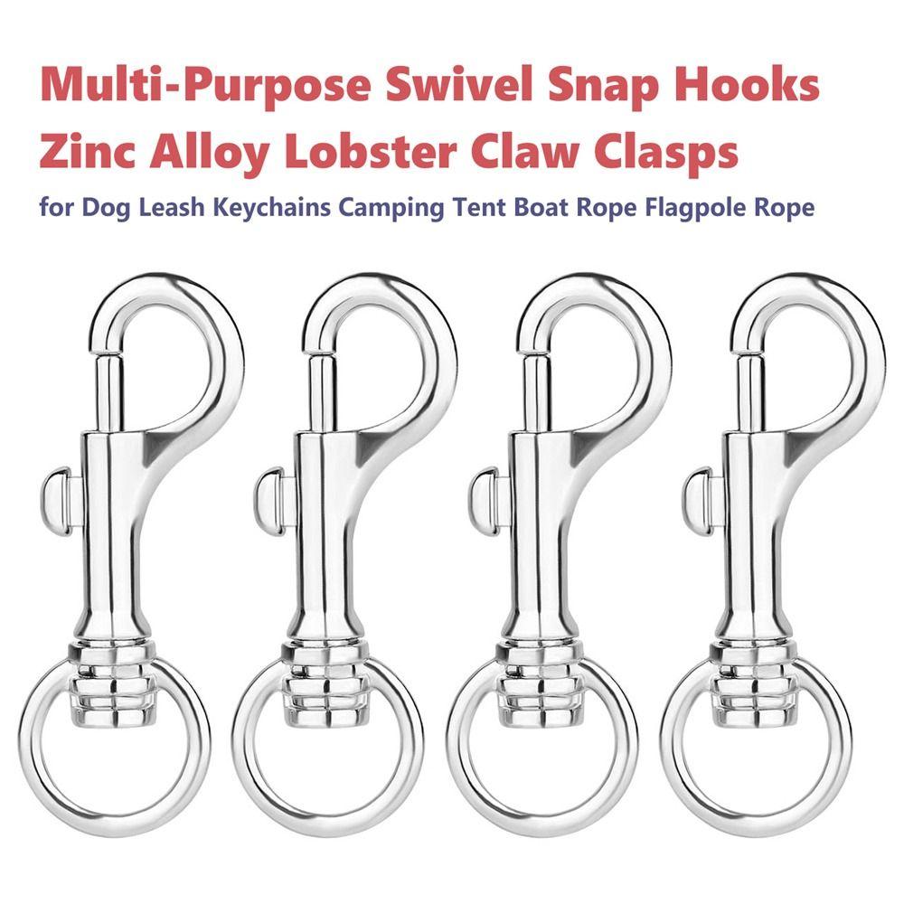 

Heavy Duty Flag Clips for Flagpole Rope for Dog Leash Keychains Camping Tents Boat Rope