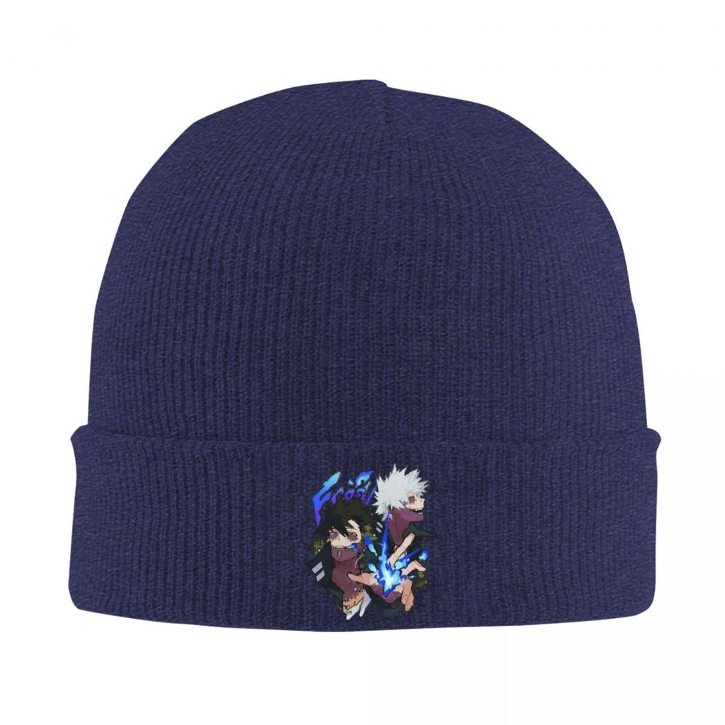 My Hero Academia Dabi Anime Manga MHA Blueflame Knitted Cap Bonnet Hat Autumn Winter Outdoor Beanies Hats for Men Women Adult