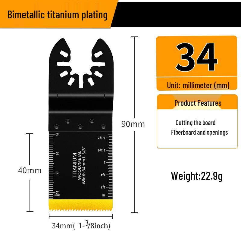 Universal Multifunctional Oscillating Saw Blade for Woodworking and Grinding