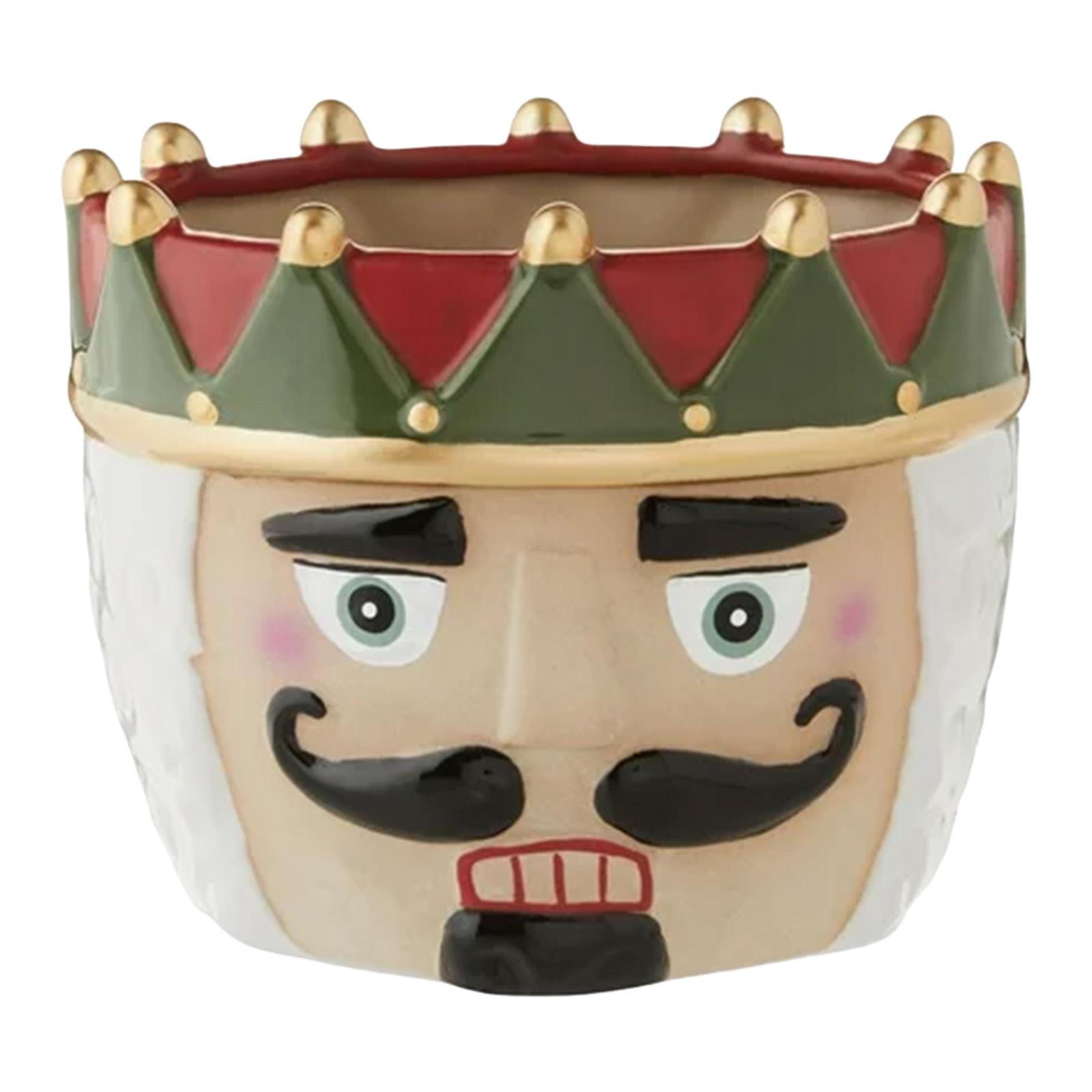 

Resin Nutcracker Decorative Pot Christmas Decoration, Multicolor, 3.75in One Size